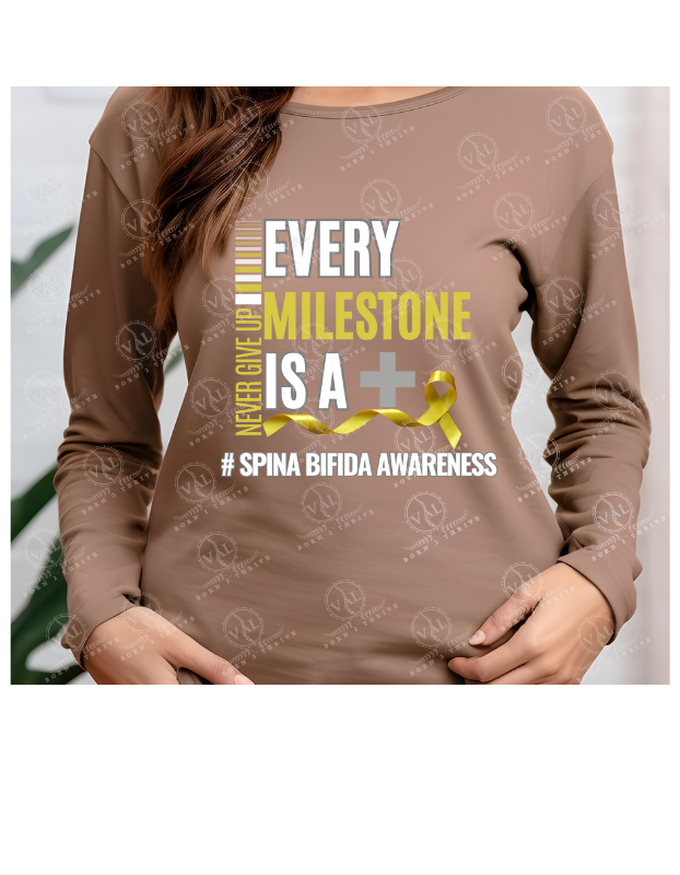Never Give UP Every Milestone is A + (Spina Bifida Awareness)