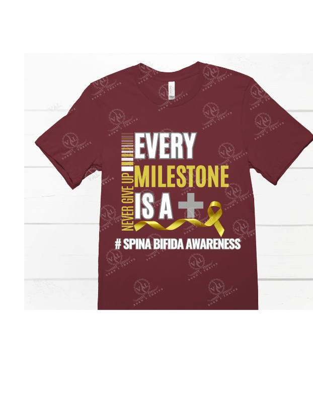 Never Give UP Every Milestone is A + (Spina Bifida Awareness)