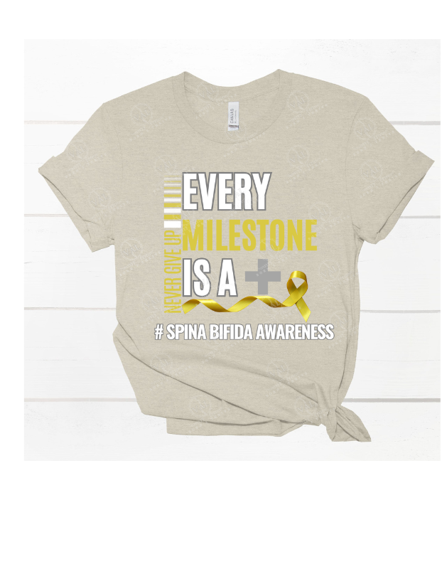 Never Give UP Every Milestone is A + (Spina Bifida Awareness)