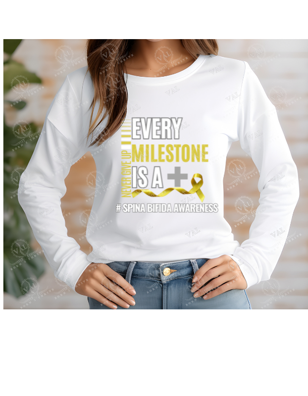 Never Give UP Every Milestone is A + (Spina Bifida Awareness)