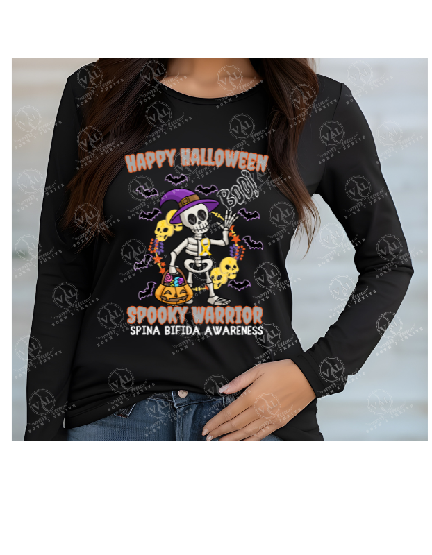 Happy Halloween Spooky Warrior (Spina Bifida Awareness)