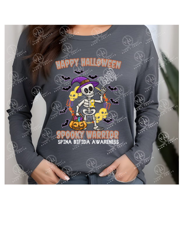 Happy Halloween Spooky Warrior (Spina Bifida Awareness)