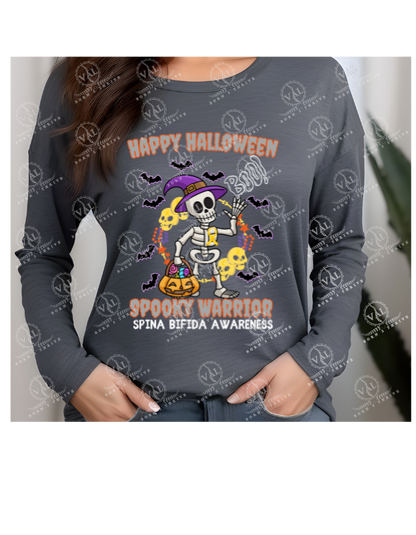 Happy Halloween Spooky Warrior (Spina Bifida Awareness)