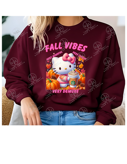 Hello Kitty Very Mindful, Very Cutesy, Very Demure Crewneck